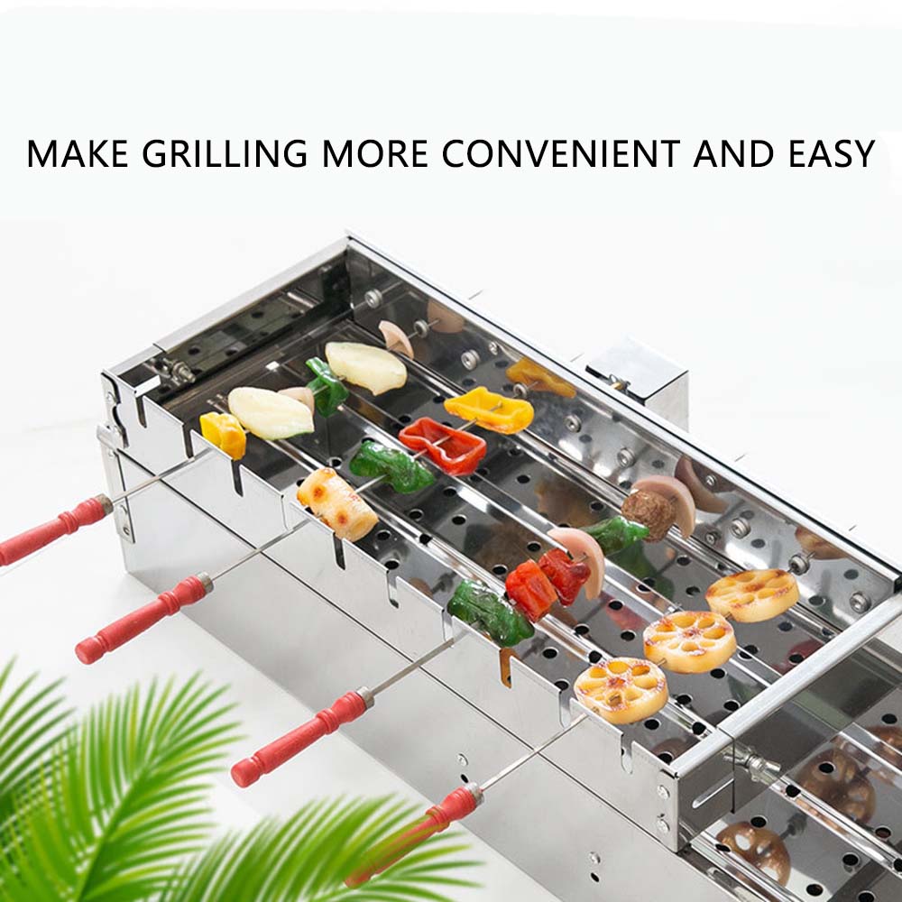 Hot Dog Roller Grill Commercial - เครื่องย่างบาร์บีคิวสแตนเลสแบบอัตโนมัติเต็มรูปแบบปรับความกว้างได้ลูกกลิ้งฮอตดอก