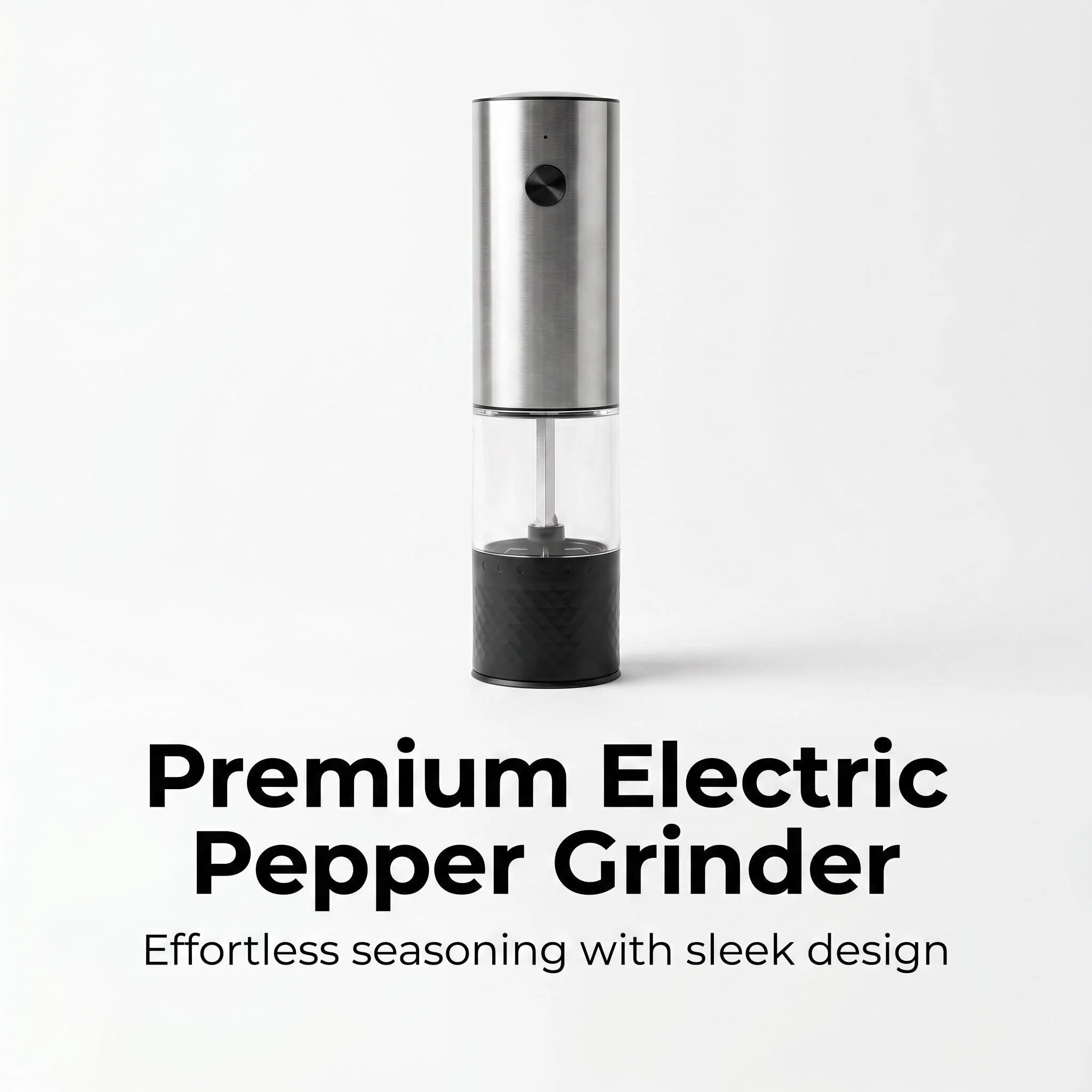 Popcorn Seasoning Salt Butter - เครื่องบดพริกไทยอัตโนมัติแบบชาร์จไฟได้ผ่านพอร์ต MINI USB 1 ชิ้น/2 ชิ้น