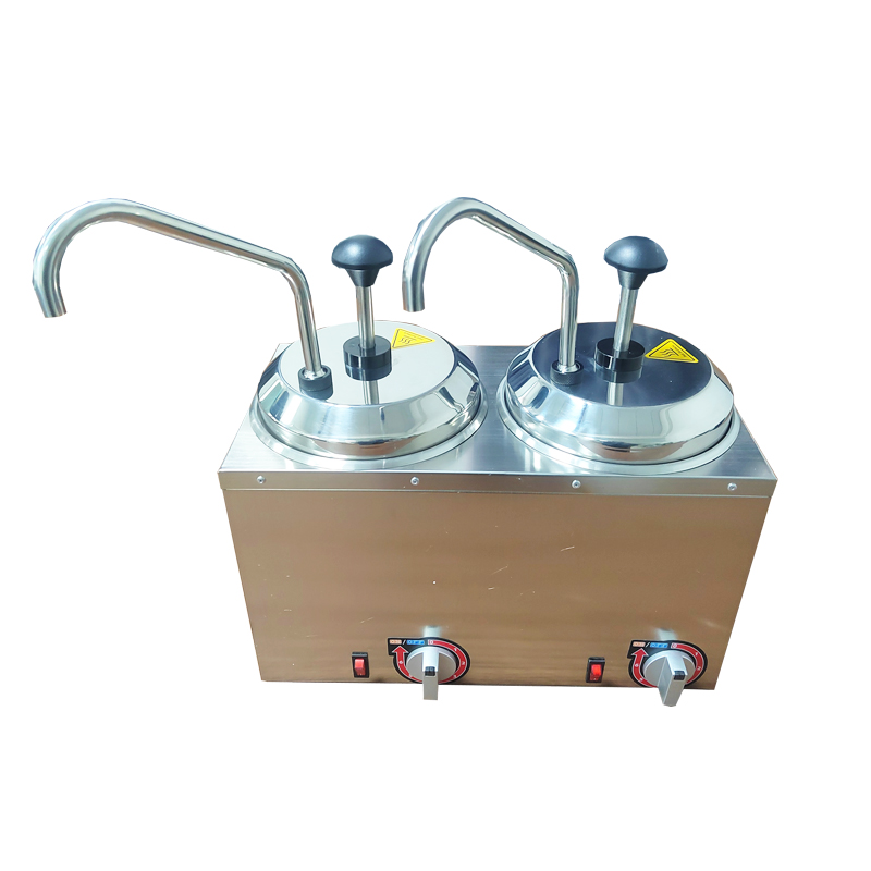 Commercial Nacho Cheese Warmer Dispenser - เครื่องอุ่นเนยเชิงพาณิชย์พร้อมปั๊ม เครื่องจ่ายชีสนาโช่ เครื่องอุ่นเนย เครื่องละลายชีส