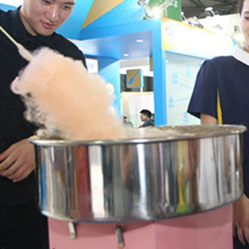 Commercial Cotton Candy Cart - เครื่องทำสายไหมไฟฟ้าเชิงพาณิชย์แบบตั้งพร้อมฟังก์ชั่นรถเข็น เครื่องทำสายไหมอัตโนมัติเต็มรูปแบบ 1200 วัตต์