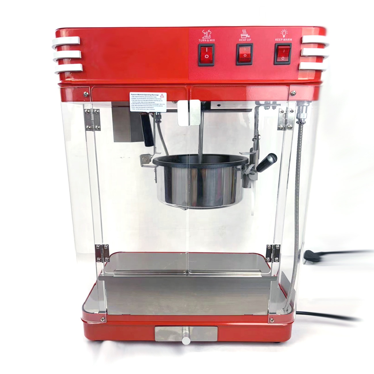 เครื่องทำป๊อปคอร์นเชิงพาณิชย์พ - Commercial Popcorn Machine 8Oz Kettle บทวิจารณ์และราคา