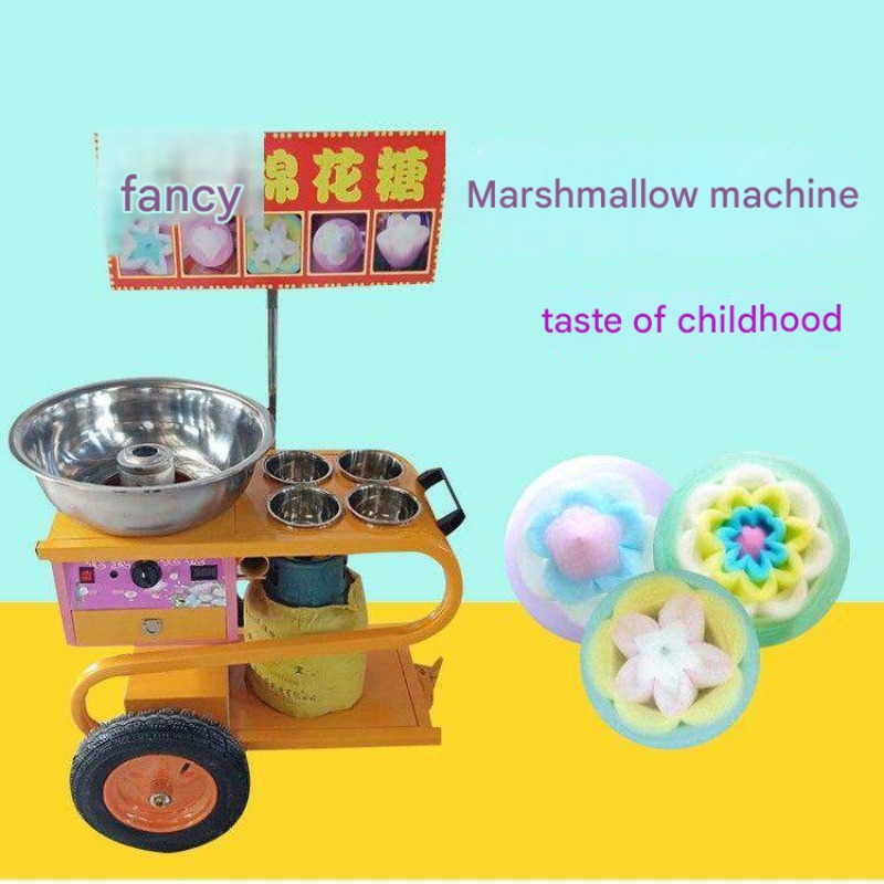 รถเข็นขายขนมสายไหมสแตนเลสแบบเค - Commercial Cotton Candy Cart บทวิจารณ์และราคา