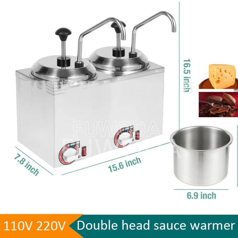เครื่องจ่ายซอสไฟฟ้าพร้อมปั๊ม เ - Commercial Nacho Cheese Warmer Dispenser บทวิจารณ์และราคา