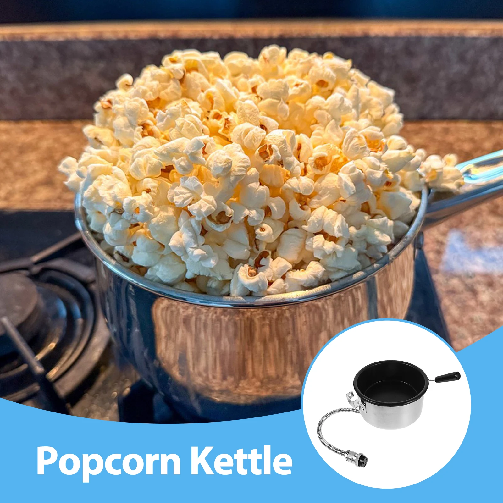 หม้อป๊อปคอร์นขนาด 8 ออนซ์ เคลื - Popcorn Machine Kettle Replacement บทวิจารณ์และราคา