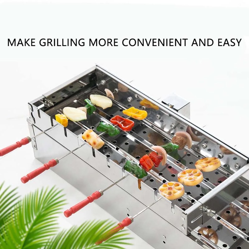 เครื่องย่างบาร์บีคิวสแตนเลสเชิ - Hot Dog Roller Grill Commercial บทวิจารณ์และราคา