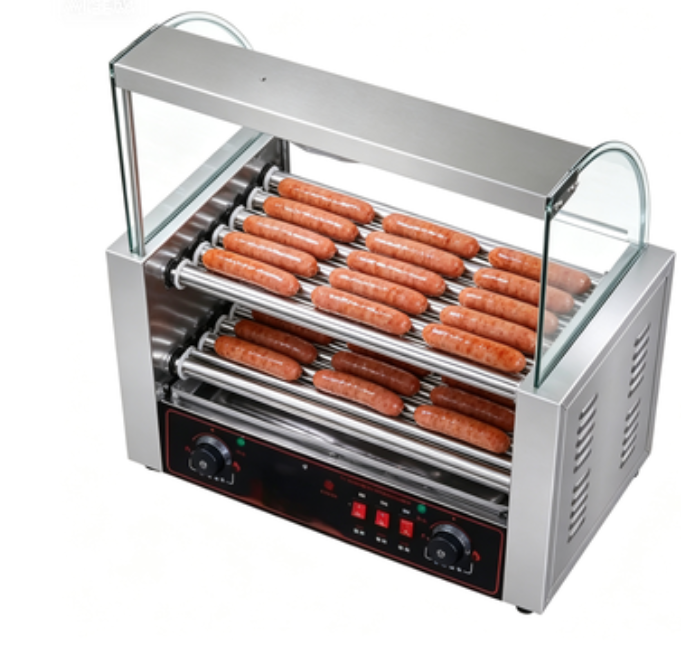 เครื่องอบไส้กรอกแบบ 7 หลอด สำห - Hot Dog Roller Grill Commercial บทวิจารณ์และราคา