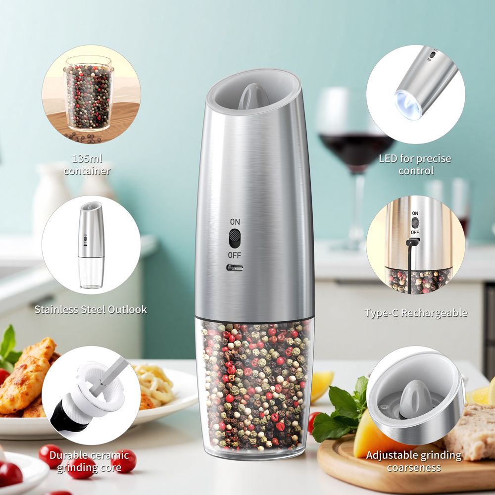 1 PC/2 PCS การตรวจจับแรงโน้มถ่ - Popcorn Seasoning Salt Butter บทวิจารณ์และราคา