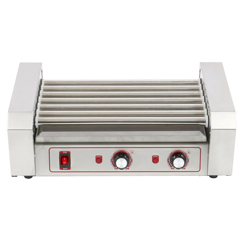 เครื่องทำฮอทดอกสแตนเลส 11 แท่ง - Hot Dog Roller Grill Commercial บทวิจารณ์และราคา