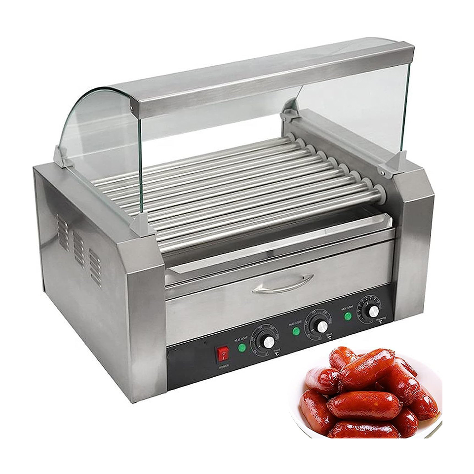 เครื่องทำฮอทดอกแบบม้วน HHD09A  - Hot Dog Roller Grill Commercial บทวิจารณ์และราคา