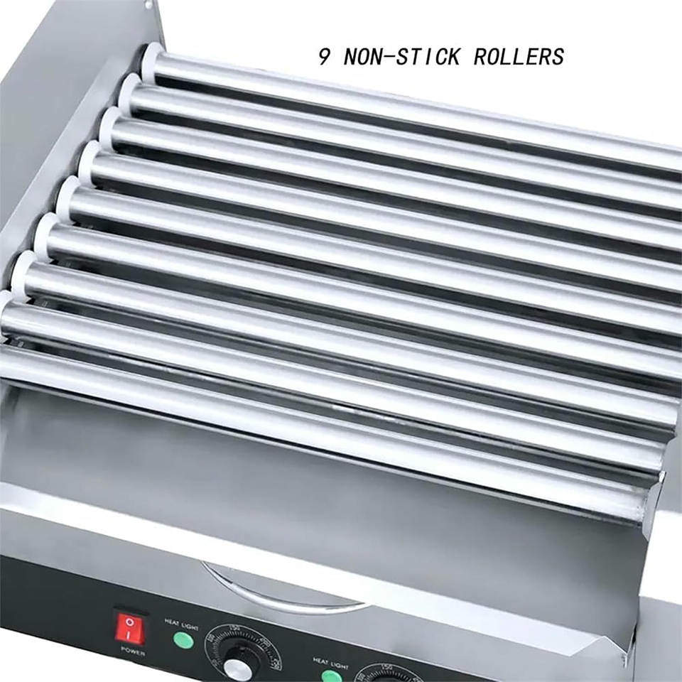 เครื่องทำฮอทดอกแบบม้วน HHD09A  - Hot Dog Roller Grill Commercial บทวิจารณ์และราคา