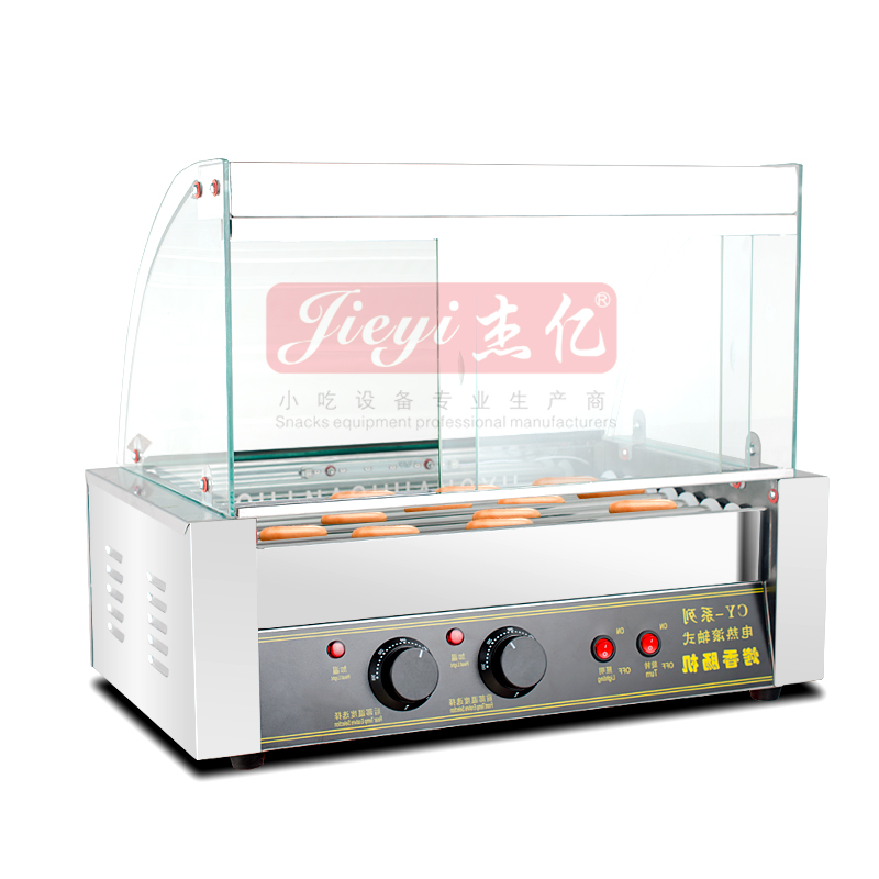 เครื่องนึ่งขนมปังอุ่นร้อนแบบอั - Hot Dog Roller Grill Commercial บทวิจารณ์และราคา