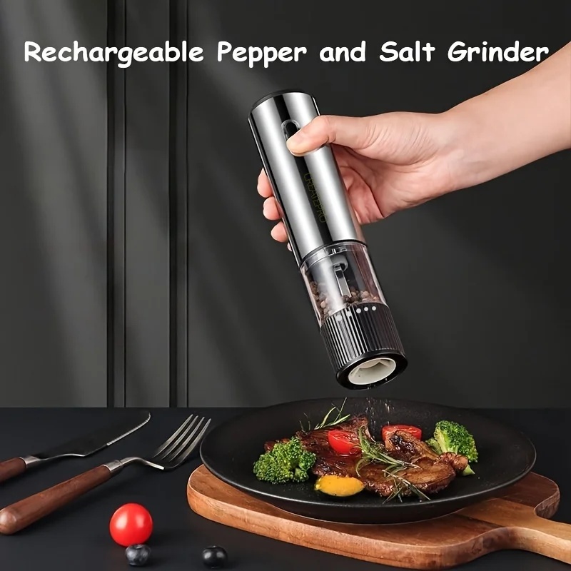 เครื่องบดเกลือและพริกไทยแบบไฟฟ - Popcorn Seasoning Salt Butter บทวิจารณ์และราคา