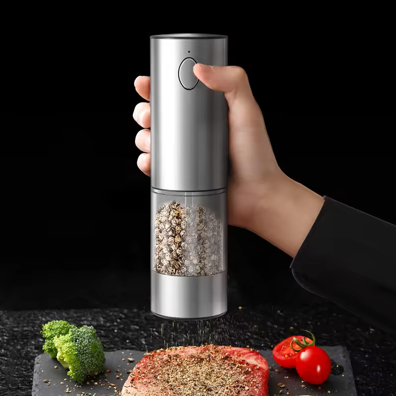 USB ชาร์จอัตโนมัติเครื่องบดพริ - Popcorn Seasoning Salt Butter บทวิจารณ์และราคา