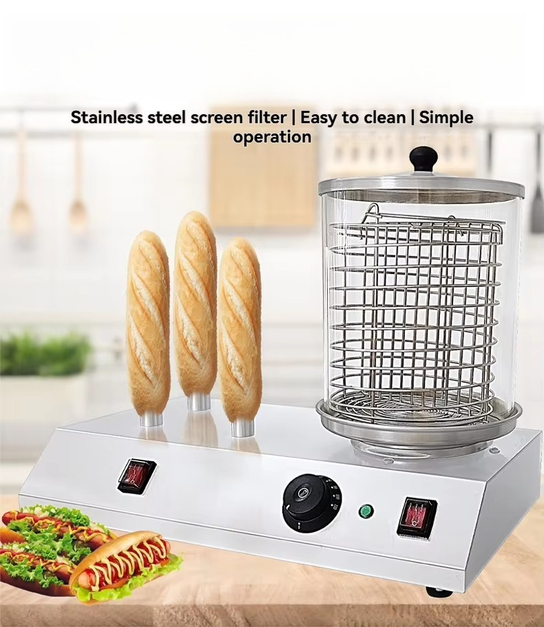 เครื่องย่างฮอทดอกแบบลูกกลิ้งสแ - Hot Dog Roller Grill Commercial บทวิจารณ์และราคา