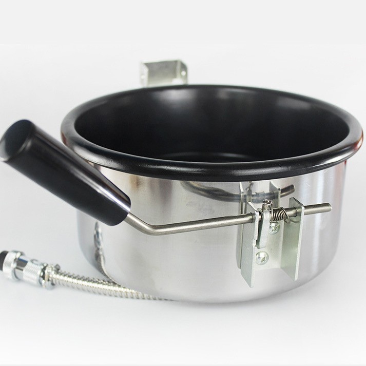 หม้อป๊อปคอร์น 8 ออนซ์ เคลือบสา - Popcorn Machine Kettle Replacement บทวิจารณ์และราคา