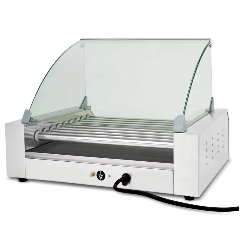 เครื่องย่างไส้กรอกไฟฟ้าอัตโนมั - Hot Dog Roller Grill Commercial บทวิจารณ์และราคา