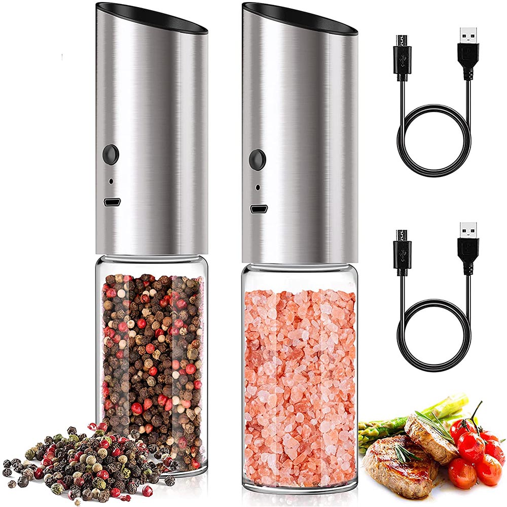 ชุดเครื่องบดเกลือและพริกไทยไฟฟ - Popcorn Seasoning Salt Butter บทวิจารณ์และราคา