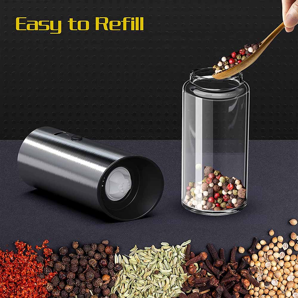 ชุดเครื่องบดเกลือและพริกไทยไฟฟ - Popcorn Seasoning Salt Butter บทวิจารณ์และราคา