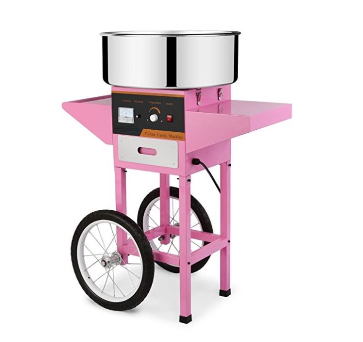 เครื่องทำสายไหมเชิงพาณิชย์แบบไ - Commercial Cotton Candy Cart บทวิจารณ์และราคา