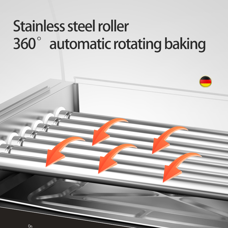เครื่องทำฮอทดอกเชิงพาณิชย์ พร้ - Hot Dog Roller Grill Commercial บทวิจารณ์และราคา