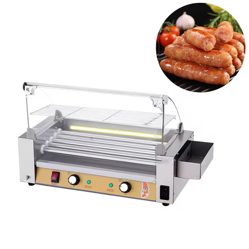 เครื่องย่างฮอทดอกไฟฟ้าเชิงพาณิ - Hot Dog Roller Grill Commercial บทวิจารณ์และราคา