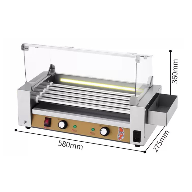 เครื่องย่างฮอทดอกไฟฟ้าเชิงพาณิ - Hot Dog Roller Grill Commercial บทวิจารณ์และราคา