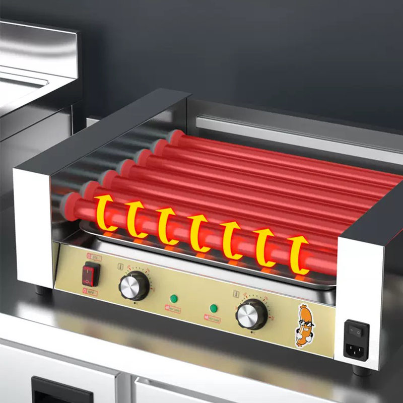 เครื่องย่างฮอทดอกไฟฟ้าเชิงพาณิ - Hot Dog Roller Grill Commercial บทวิจารณ์และราคา