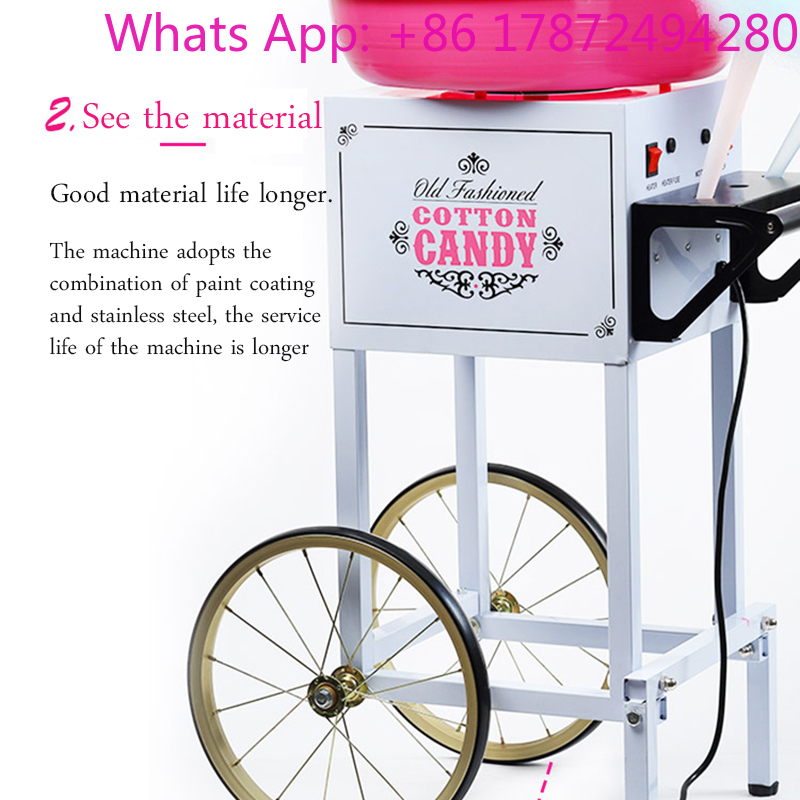 เครื่องทำสายไหมไฟฟ้ากำลังสูงแบ - Commercial Cotton Candy Cart บทวิจารณ์และราคา