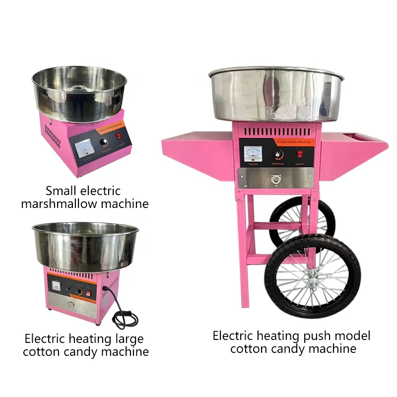 เครื่องทำสายไหมขนาดใหญ่แบบรถเข - Commercial Cotton Candy Cart บทวิจารณ์และราคา