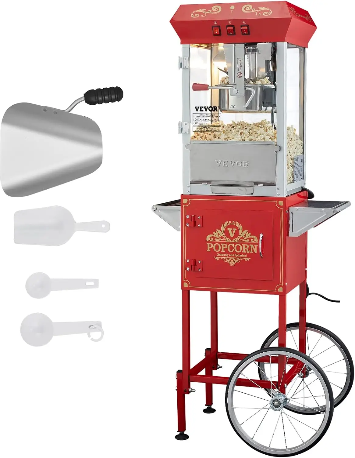 เครื่องทำป๊อปคอร์นเชิงพาณิชย์, - Commercial Popcorn Machine 8Oz Kettle บทวิจารณ์และราคา