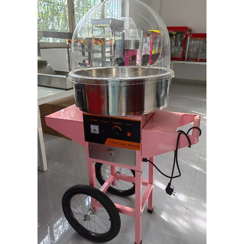 เครื่องทำสายไหมพร้อมรถเข็น เคร - Commercial Cotton Candy Cart บทวิจารณ์และราคา