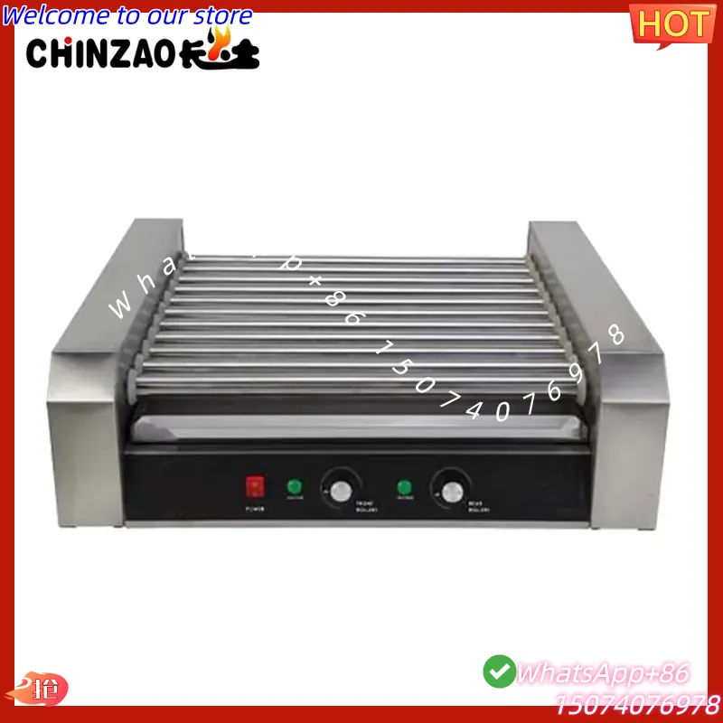 เครื่องทำฮอทดอกไฟฟ้าแบบม้วน รุ - Hot Dog Roller Grill Commercial บทวิจารณ์และราคา