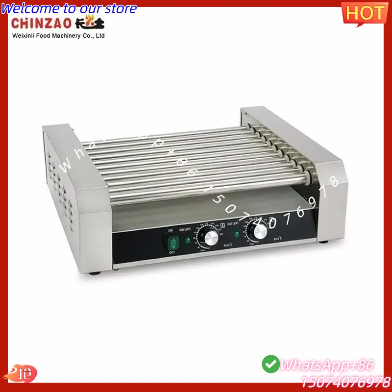 เครื่องทำฮอทดอกไฟฟ้าแบบม้วน รุ - Hot Dog Roller Grill Commercial บทวิจารณ์และราคา