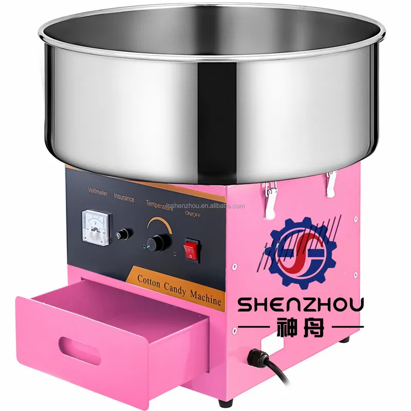 เครื่องทำสายไหมไฟฟ้าแบบมืออาชี - Commercial Cotton Candy Cart บทวิจารณ์และราคา