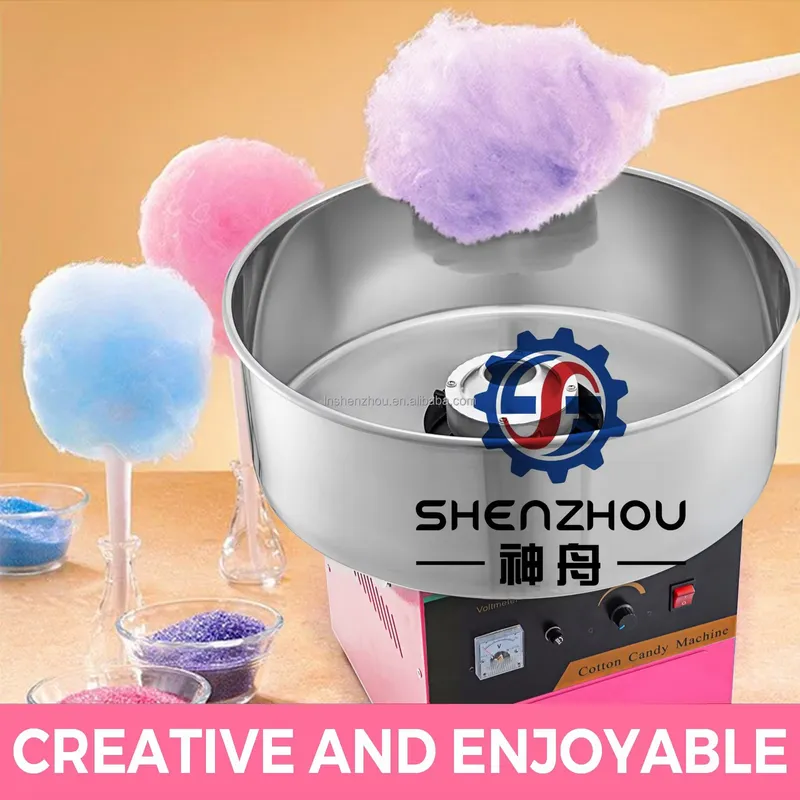 เครื่องทำสายไหมไฟฟ้าแบบมืออาชี - Commercial Cotton Candy Cart บทวิจารณ์และราคา