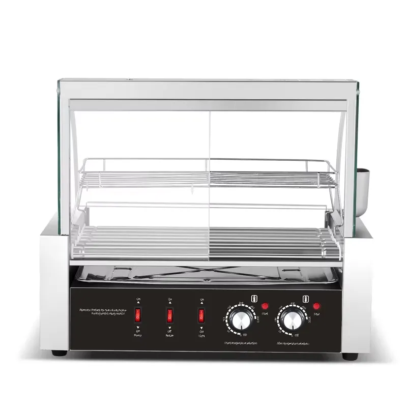 เครื่องย่างฮอทดอกสแตนเลสเชิงพา - Hot Dog Roller Grill Commercial บทวิจารณ์และราคา