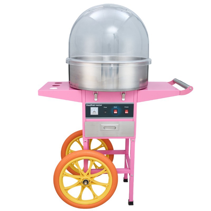 เครื่องทำสายไหมไฟฟ้าสำหรับใช้ใ - Commercial Cotton Candy Cart บทวิจารณ์และราคา