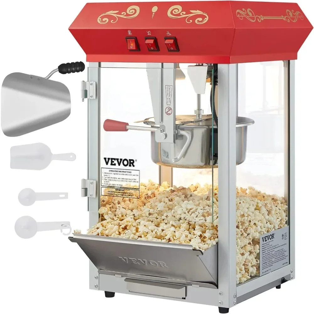 เครื่องทำป๊อปคอร์นเชิงพาณิชย์, - Commercial Popcorn Machine 8Oz Kettle บทวิจารณ์และราคา